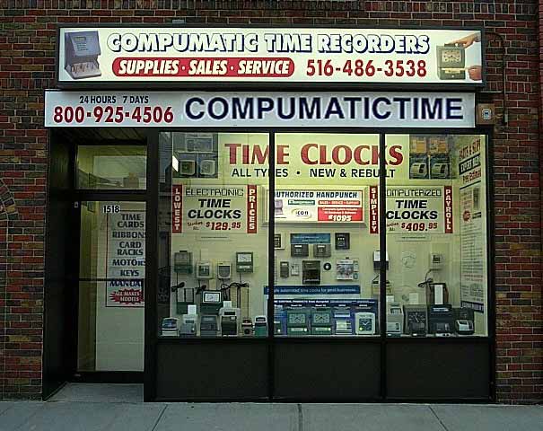 Compumatic Time Recorders, Inc. - Time Clocks including Electronic, Computerized, Badge Card, Biometric, Fingerprint, and HandPunch